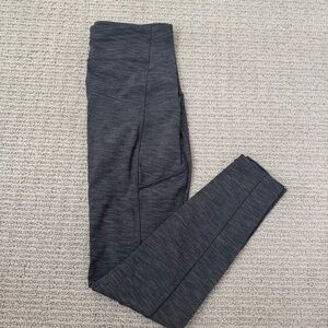 Heathered Gray Leggings with Pockets